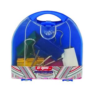 گیره کاغذ کلیپس مدل کیفی کد 147365 بسته 5 عددی