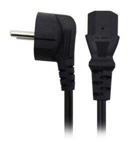 کابل برق سه پین منبع تغذیه لپ تاپ تی سی تراست مدل TC-NPCB18 طول 1.8 متر