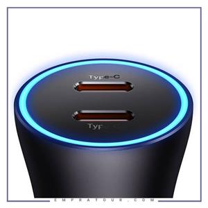 شارژر فندکی فست شارژ بیسوس Baseus CGJP000013 توان 40 وات