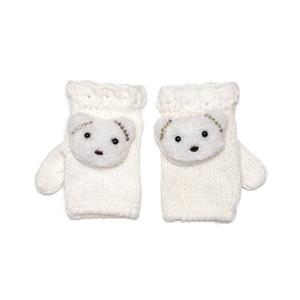 دستکش بافتنی دخترانه مدل Bear