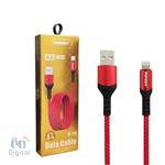 کابل تبدیل لایتنینگ به USB پاپادا مدل F-11 به طول ۱ متر