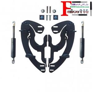 مکانیزم کامل درب خفاشی 206 با جک گازی ترکیه