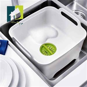 لگن سینک دارای دریچه تخلیه آب کد 03