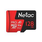 کارت حافظه MicroSDXC نتاک مدل P500 Extreme Pro کلاس 10 استاندارد UHS-I U3 سرعت 100MBps  ظرفیت 128 گیگابایت به همراه آداپتور SD