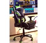 صندلی گیمینگ پگاسوس با ماساژور Gaming Chair Pegasus PGC-1000 Black Green