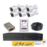 پکیج دوربین مداربسته ۶ عددی مکس پاور MP-4161T