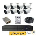 پکیج دوربین مداربسته ۸ عددی مکس پاور مدل MP-218