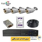 پکیج دوربین مداربسته ۴ عددی مکس پاور WB-414