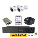 پکیج دوربین مداربسته ۲ عددی مکس پاور MP-412