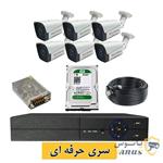 پکیج دوربین مداربسته ۶ عددی مکس پاور MP-216