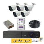 پکیج دوربین مداربسته ۵ عددی مکس پاور MP-215