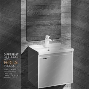 روشویی کابینتی هولا مدل HD5001 طوسی