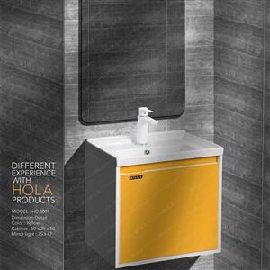 روشویی کابینتی هولا مدل HD5001 زرد