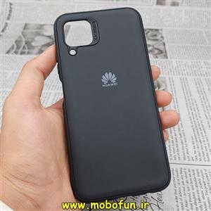 قاب گوشی Huawei Nova 7i هوآوی طرح ژله ای سیلیکونی ساده مشکی کد 48