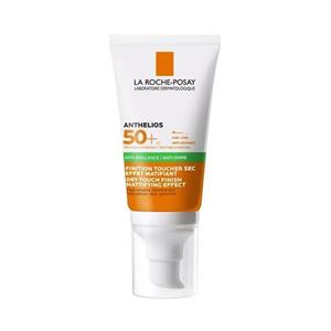 کرم ضدآفتاب بی رنگ لاروش پوزای +SPF50 (La Roche Posay)  50 میل مدل آنتلیوس |مخصوص پوست چرب و مستعد جوش 