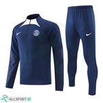 ست نیم زیپ شلوار پاریسن ژرمن Paris Saint Germain Training 2022-23 Navy Blue 