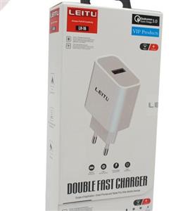 شارژر دیواری لیتو مدل LH- 16 به همراه کابل تبدیل USB-C