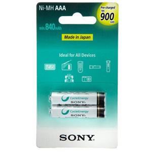 باتری نیم قلمی سونی مدل NH-AAA-B2GN بسته دو عددی