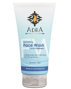 ژل شستشوی صورت ادرا مخصوص پوست چرب حجم 150 میلی لیتر Adra Facial Gel for Greasy and Combination ml 