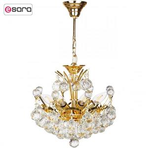 لوستر چشمه نور 7 شعله کدH6670/30G Cheshmeh Noor H6670/30G Seven Flames Chandelier 