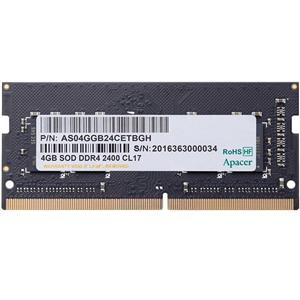 رم لپ تاپ DDR4 تک کاناله 2400 مگاهرتز اپیسر ظرفیت 4 گیگابایت Apacer DDR4 2400MHz Single Channel Laptop RAM 4GB
