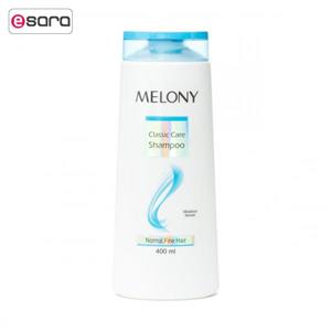 شامپو ملونی مدل Classic care حجم 400 میلی لیتر Melony shampoo for normal fine hair 400ml 