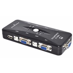 KVM Switch USB 4Port بدون کابل