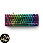 کیبورد گیمینگ ریزر مدل Razer Huntsman V2 Mini Purple Switch