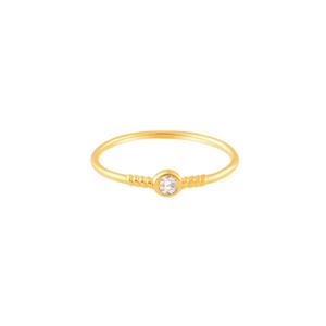 انگشتر طلا 18 عیار زنانه پرسته مدل 14065435 Paraste Gold Ring For Women 