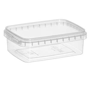 ظرف نگهدارنده طب پلاستیک مدل ماکروویوی کد 400cc  بسته 16 عددی