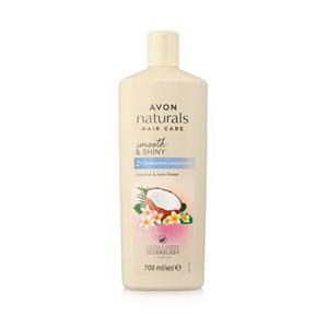 شامپو و نرم کننده گل نارگیل و گل تیارا Avon Naturals حجم 700 میلی لیتر