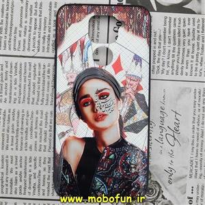 قاب گوشی Redmi Note 9 شیائومی فانتزی سوزنی برجسته طرح دخترونه کد 356