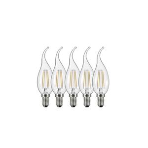 لامپ فیلامنتی 4 وات تی لایت مدل 804 پایه E14 بسته 5 عددی T LIGHT filament LED Lamp PCS 