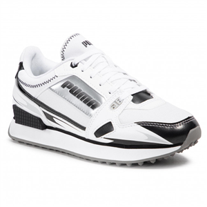 کفش زنانه پوما مدل Mile Rider Sunny Gataway اورجینال Wns 373443 05 Puma White/Puma Black 