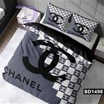 روتختی 2 نفره چاپی طرح  BD-1498 CHANEL