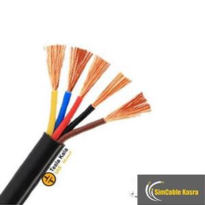 کابل افشان سطح مقطع 0.75*5 برند کسری (فروش به صورت حلقه 100 متری)