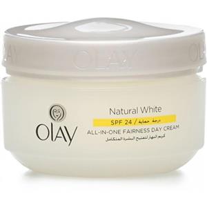 کرم اولای نچرال وایت روز روشن کننده 50 میلی لیتر Olay Natural White All in One Day Fairness Cream 