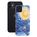 برچسب پوششی راک اسپیس طرح Starry Night مناسب برای گوشی موبایل آیفون مدل iPhone 12