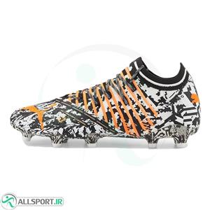 کفش فوتبال پوما فیوچر طرح اصلی Puma Future1.3 Teaser FG AG Whie Black Orang