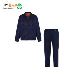 لباس کار دو تیکه کتان مدل مهرشاد