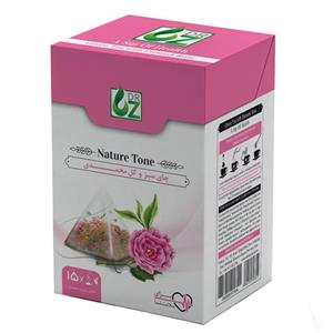 چای سبز و گل محمدی دکتر آز بسته 15 عددی