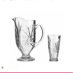سرویس پارچ و لیوان 7 پارچه طرح خورشیدی