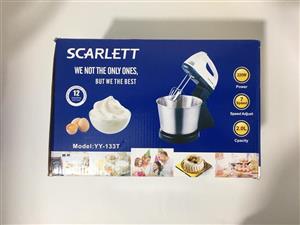 همزن کاسه دار اسکارلت مدل YY133T SCARLETT