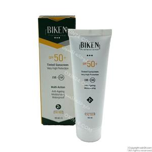 کرم ضد آفتاب رنگی بیکن مدل 2+ مخصوص پوست چرب SPF 50
