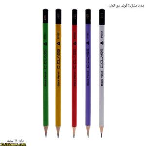 مداد مشکی 3 گوش سی کلاس کد 10