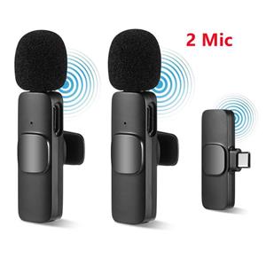 ست میکروفن یقه ای بیسیم مدل K9 Dual Lightning