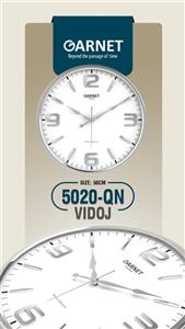 ساعت دیواری مدل گارنت کد 5020QN