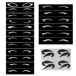 شابلون خط چشم مدل AGA مجموعه 22 عددی