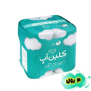 دستمال حوله ای کلین آپ طرح ابر بسته 6 عددی