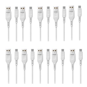 کابل تبدیل USB به microUSB دنمن مدل D01V طول 1 متر بسته 10 عددی